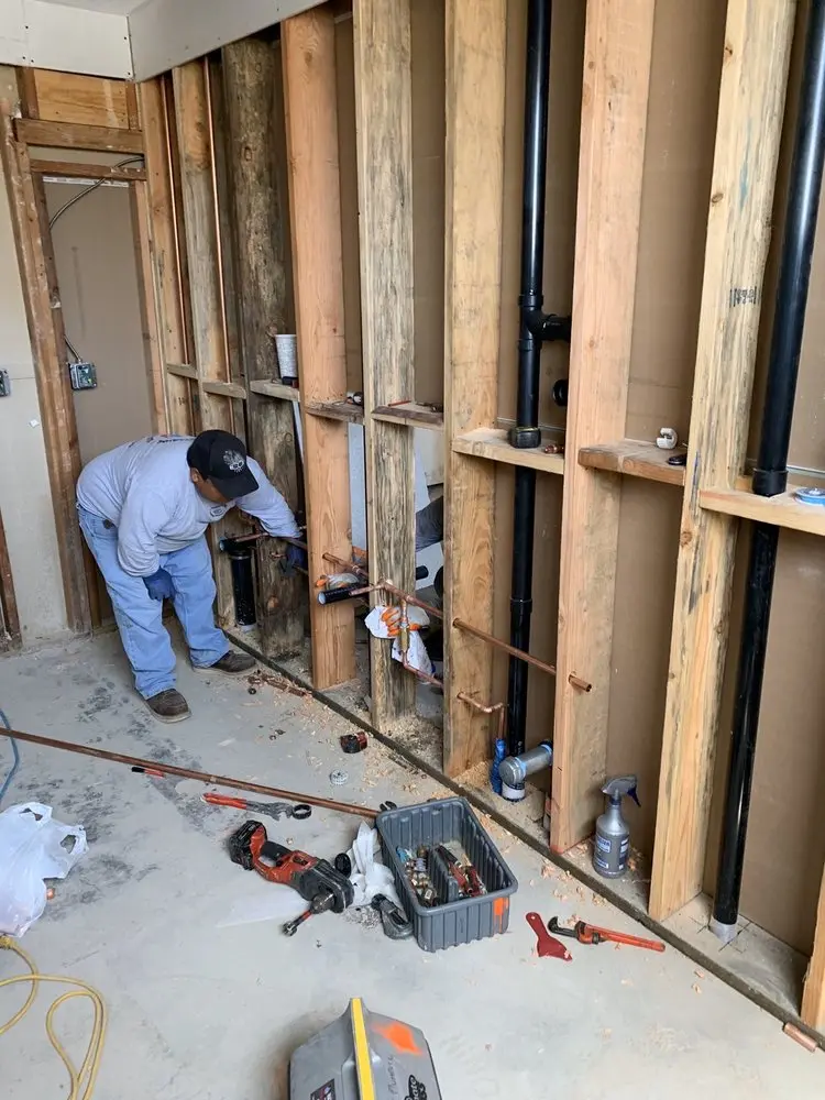 Commercial rough-in plumbing for Trenchless Sewer Repair in North Woodmere